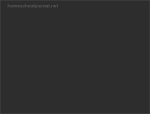 Tablet Screenshot of carrie.homeschooljournal.net