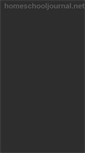 Mobile Screenshot of cmblog.homeschooljournal.net